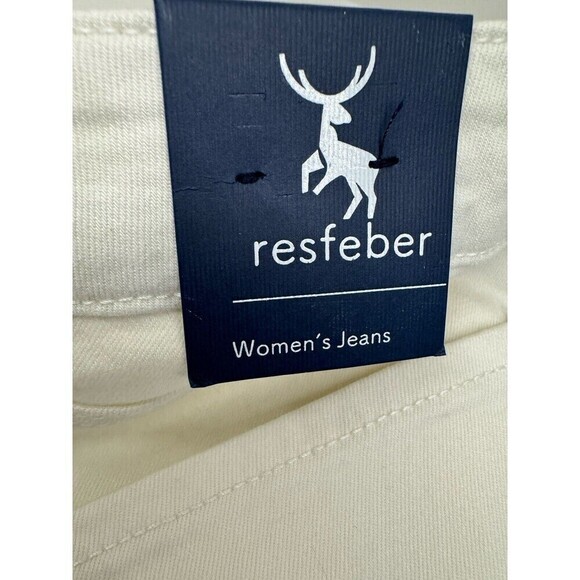 Resfeber jeans Roma collection cream skinny  jeans size 16 - Picture 6 of 15
